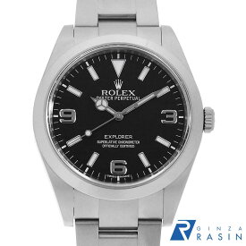 【3万円OFFクーポン配布中】ロレックス エクスプローラーI 前期型 ブラックアウト 214270 ブラック ランダム番 メンズ【中古】【腕時計】【送料無料】【返品OK】【ローン60回払い特別低金利】