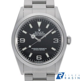 【3万円OFFクーポン配布中】ロレックス エクスプローラーI 14270 ブラック P番 メンズ【中古】【腕時計】【送料無料】【返品OK】【ローン60回払い特別低金利】