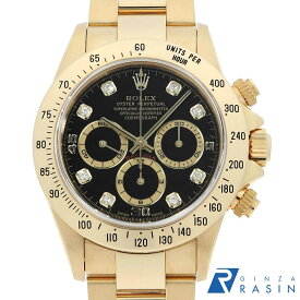 【最大4万円OFFクーポン配布中】ロレックス コスモグラフ デイトナ 8Pダイヤ 16528G ブラック U番 メンズ【中古】【腕時計】【送料無料】【返品OK】【ローン60回払い特別低金利】