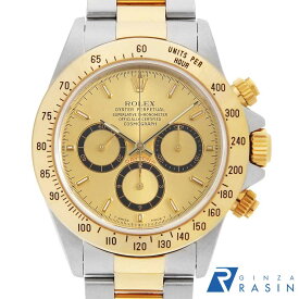 【最大4万円OFFクーポン配布中】ロレックス コスモグラフ デイトナ 16523 シャンパン 逆6 W番 メンズ【中古】【腕時計】【送料無料】【返品OK】【ローン60回払い特別低金利】