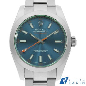 【4万円OFFクーポン配布中】ロレックス ミルガウス Zブルー 116400GV ブルー ランダム番 メンズ【中古】【腕時計】【送料無料】【返品OK】【ローン48回払い無金利】