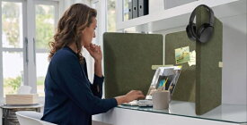 DeskTop　デスクトップPET製の折りたたみ式デスクパネルオーストラリア　Woven Image社のEchoPanel アコースティックパーティション