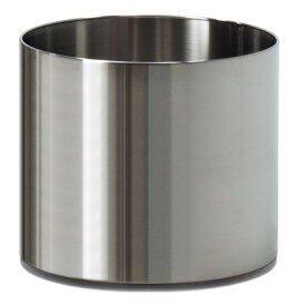 REXITE レキサイト NOX FLORAプランターカバー 鉢カバー キャスター付き 直径52cmデザイナース イタリア 直輸入 ステンレス スチール 丸型 ラウンドホテル オフィス 高級 観葉植物 プランターカバー 送料無料