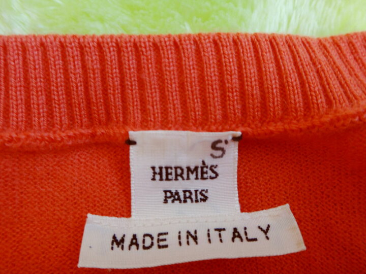 楽天市場】HERMES エルメス ノースリーブ セーターカシミヤ100 