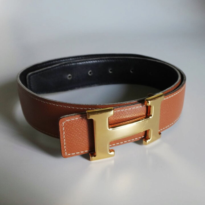 楽天市場】HERMES エルメス Hベルト メンズ レディース ＃65 ブラウン 