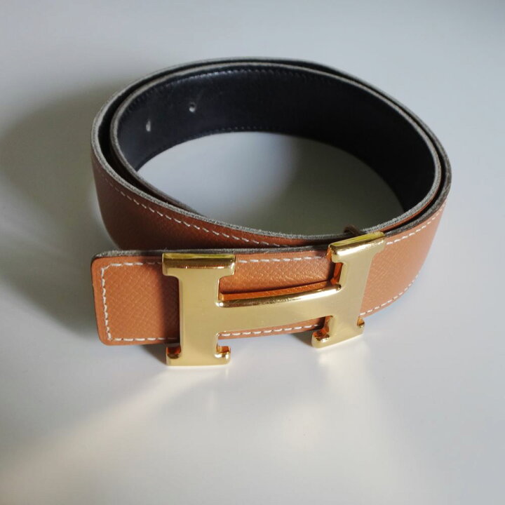楽天市場】HERMES エルメス Hベルト メンズ レディース ＃65 ブラウン  
