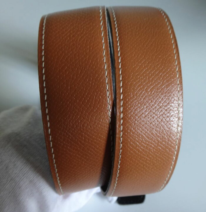 楽天市場】HERMES エルメス Hベルト メンズ レディース ＃65 ブラウン 
