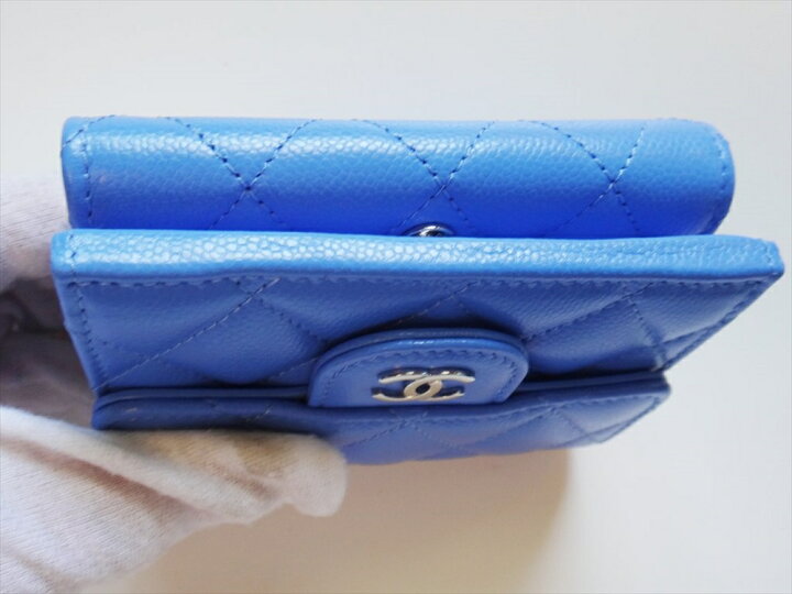 楽天市場】新品 CHANEL シャネル 三つ折り シャネル財布 キャビア 