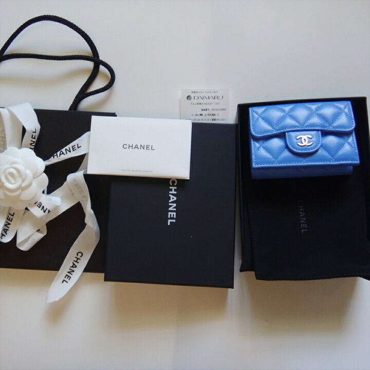 楽天市場】新品 CHANEL シャネル 三つ折り シャネル財布 キャビア 