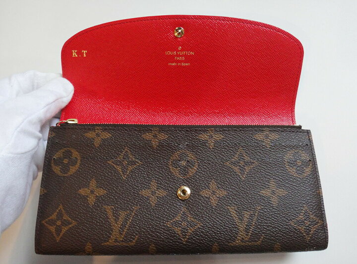 楽天市場】美品 LV ルイヴィトン モノグラム 三つ折長財布 レディース  