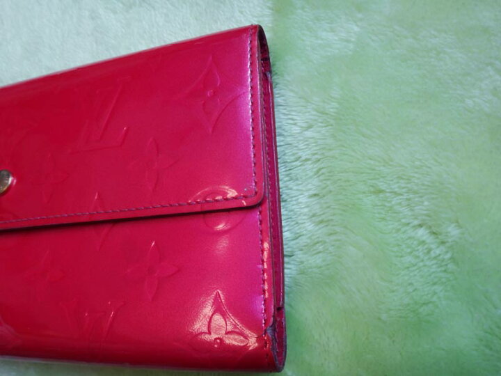 楽天市場】Louis Vuitton LV ルイヴィ 長財布 ヴェルニ 小銭入れ 小物 