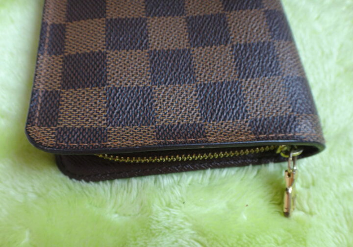 楽天市場】Louis Vuitton ルイヴィトン 本物 ダミエ 長財布 ラウンド 