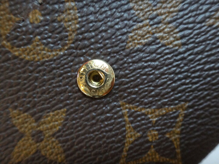楽天市場】美品 LV ルイヴィトン モノグラム 三つ折長財布 レディース 