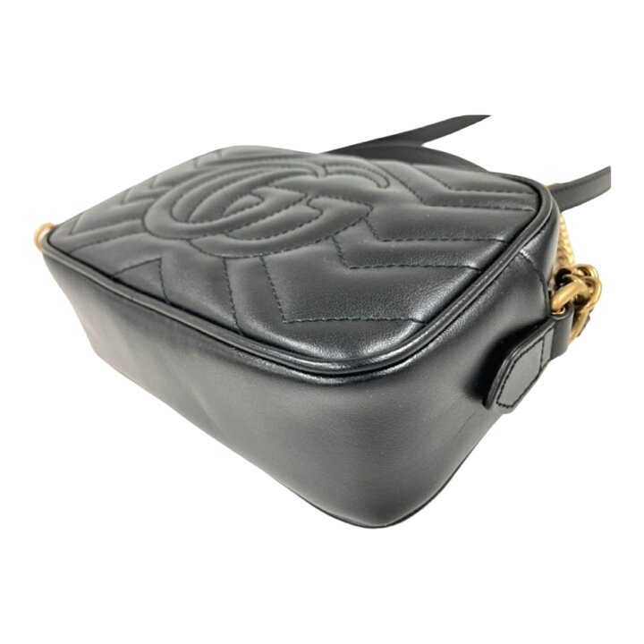 楽天市場】超美品 GUCCI グッチ GGマーモント ショルダーバッグ 448065 