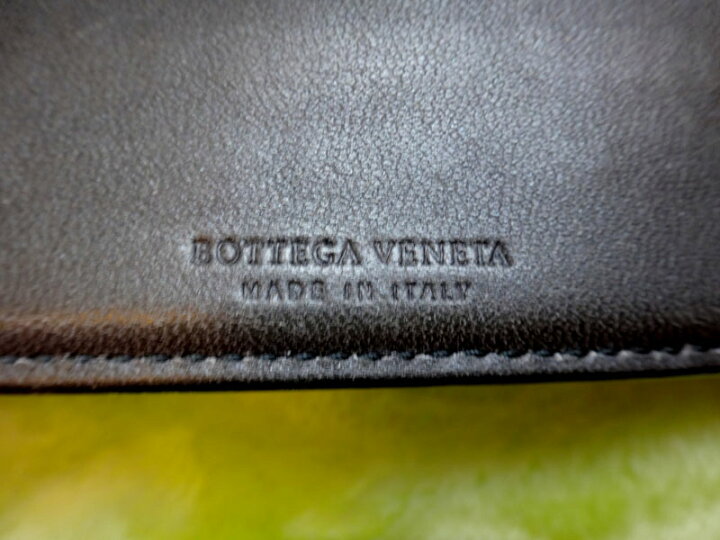 楽天市場】美品 BOTTEGA VENETA ボッテガ・ヴェネタ 二折財布 メンズ 