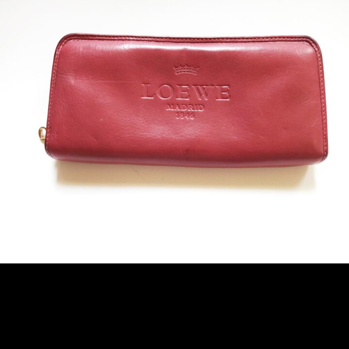 楽天市場】LOEWE ロエベ 長財布 レディース ピンク系 レザー ジップ 二 