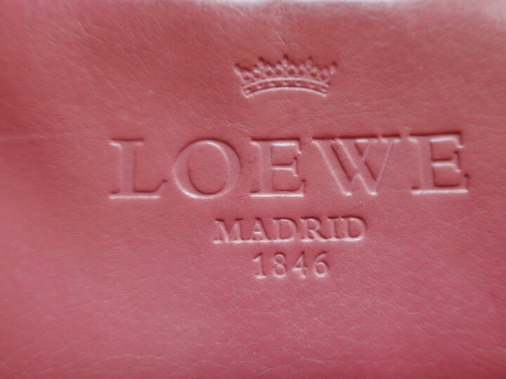 楽天市場】LOEWE ロエベ 長財布 レディース ピンク系 レザー ジップ 二 