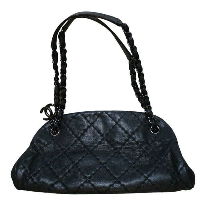 楽天市場】CHANEL シャネル バッグ メタリック レザー チェーン  