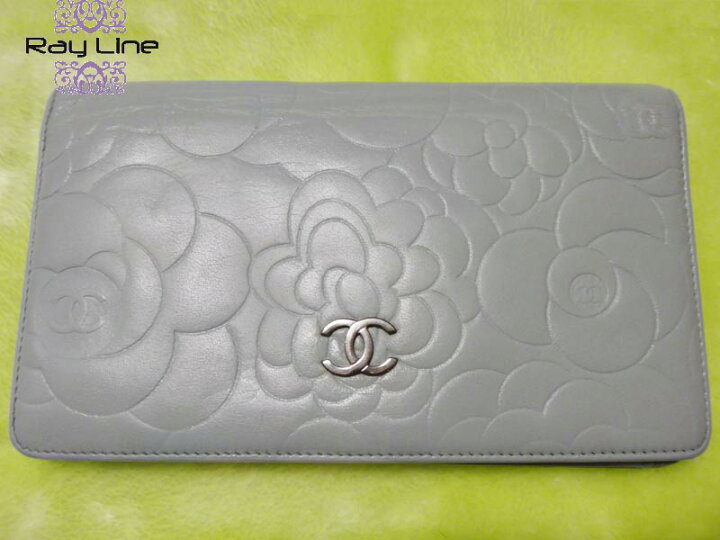 楽天市場】CHANEL シャネル財布 シャネル 長財布 シャネル カメリア 