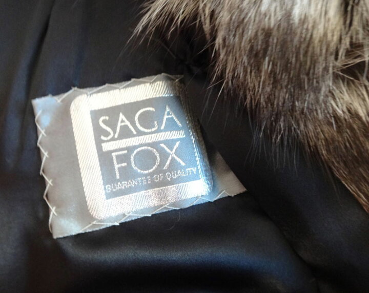 楽天市場】毛皮コート SAGA FOX サガフォックスコート 毛皮 シルバー系 