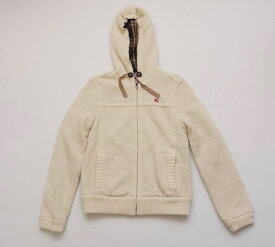 バーバリー ニットパーカーBurberry バーバリー BLUE LABEL ブルーレーベル ニットパーカー オフホワイト サイズ38 古着 中古 t-003 y16-3442