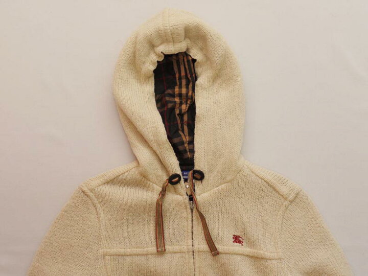 楽天市場】バーバリー ニットパーカーBurberry バーバリー BLUE LABEL 