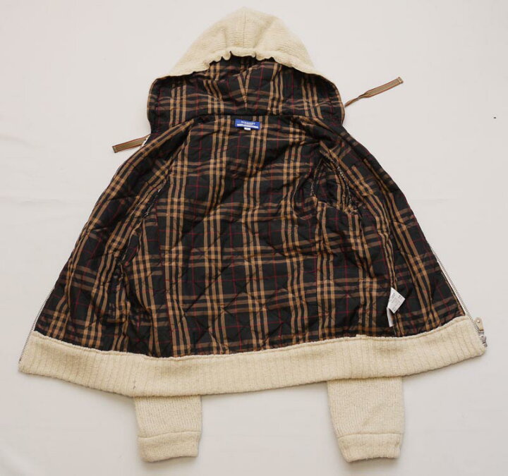 楽天市場】バーバリー ニットパーカーBurberry バーバリー BLUE LABEL 