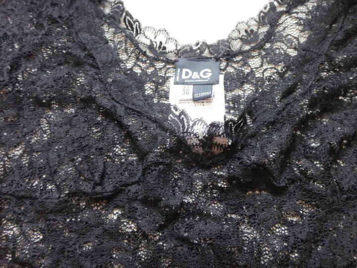 楽天市場】D&G ドルチェ＆ガッバーナ レディース カットソー 黒 サイズ 