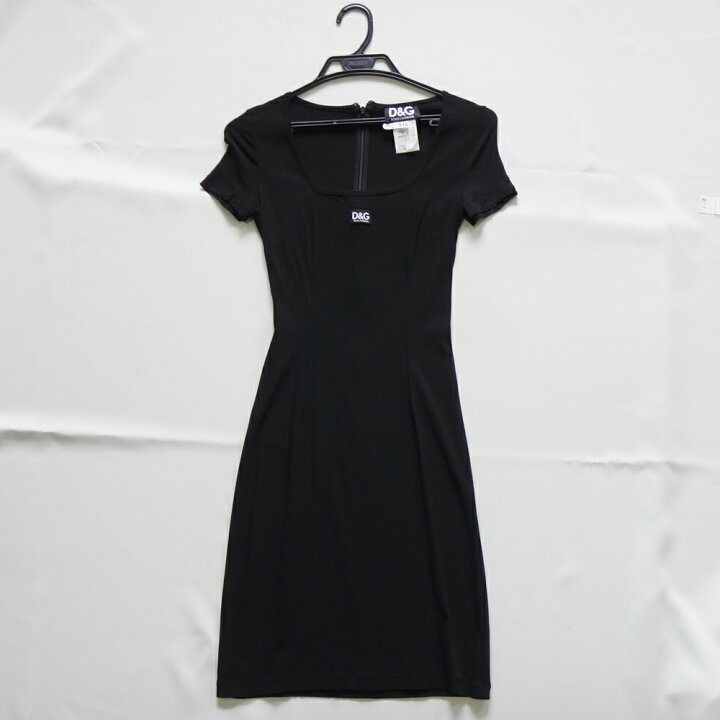 楽天市場】美品 D&G ドルチェ＆ガッバーナ ワンピース 黒 サイズ26/40  