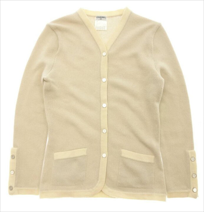 楽天市場】CHANEL シャネル レディース ニットカーディガン カシミヤ  