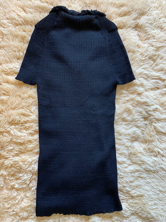 楽天市場】美品 CHANEL シャネル 半袖セーター サイズ44 黒 レディース 