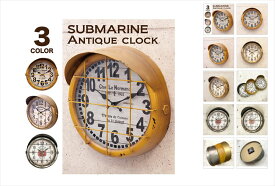 【Antique Clock Submarine】 アンティーククロック サブマリン 新品未使用品 t-003△△