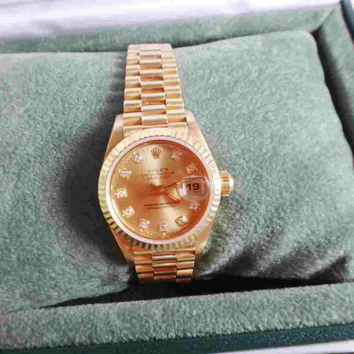 楽天市場】ROLEX ロレックス 腕時計 69178G レディース 純正10Pダイヤ 
