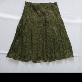 美品 バーバリー スカート Burberry ブラックラベル スカート サイズ40 綿100％ グリーン 古着 中古 t-003 y17-4771