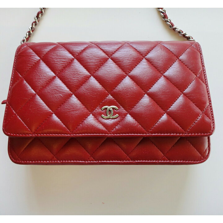 楽天市場】CHANEL bag シャネル バッグ マトラッセ シルバー チェーン 