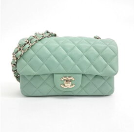 CHANEL シャネル マトラッセ 中古 バッグ マトラッセ チェーンショルダーバッグ ミニマトラッセ グリーン レディース 斜めかけ可能 ラムスキン かわいい 鞄 かばん ブランド プレゼント 中古 正規 10329843 gu