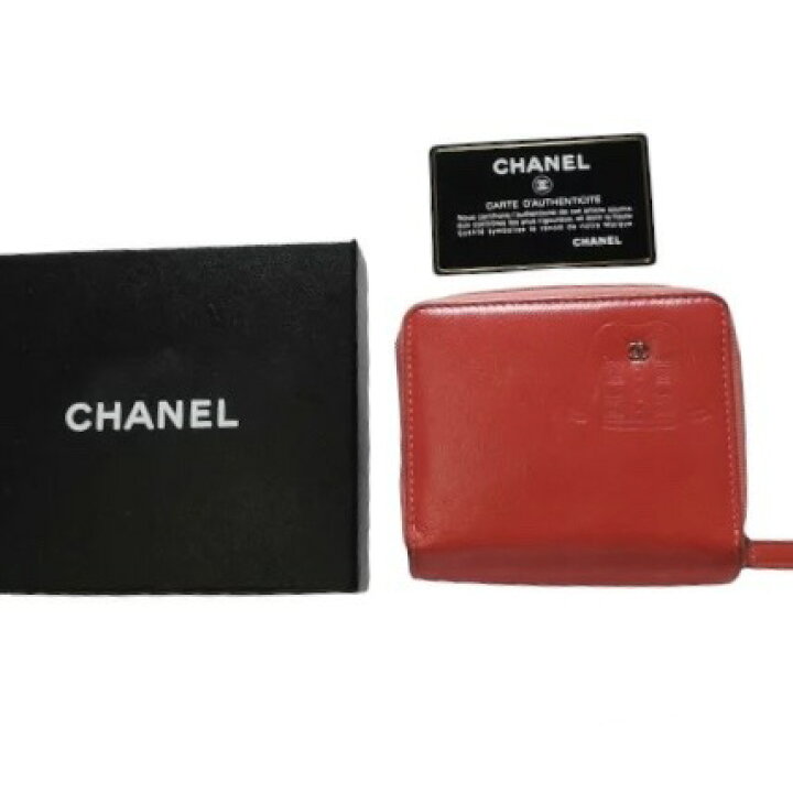 楽天市場】CHANEL シャネル 財布 二つ折りサイフ さいふ ミニ財布 