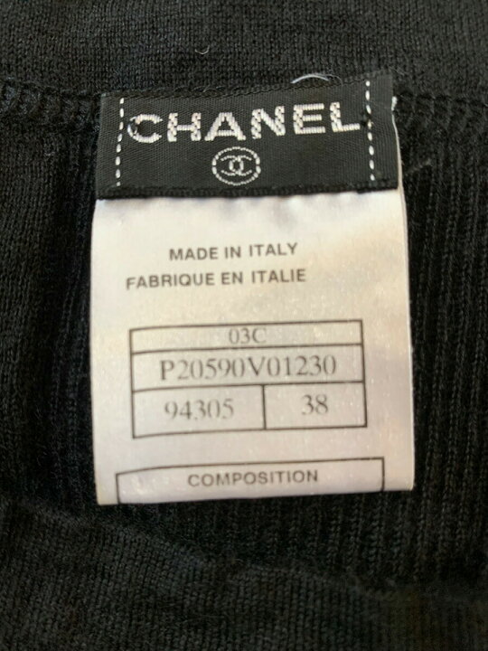 楽天市場】CHANEL シャネル レディース ニットシャツ 半袖 カットソー 