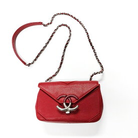 CHANEL シャネル ミニマトラッセ チェーンショルダーバッグ マトラッセ中古 キャビアスキン 赤 レディース 斜めかけ可能 かわいい 鞄 かばん ブランド 正規 レザー ブランド プレゼント ギフト 人気 入学式 卒業式 母の日 正規 本物 中古 c81-5132