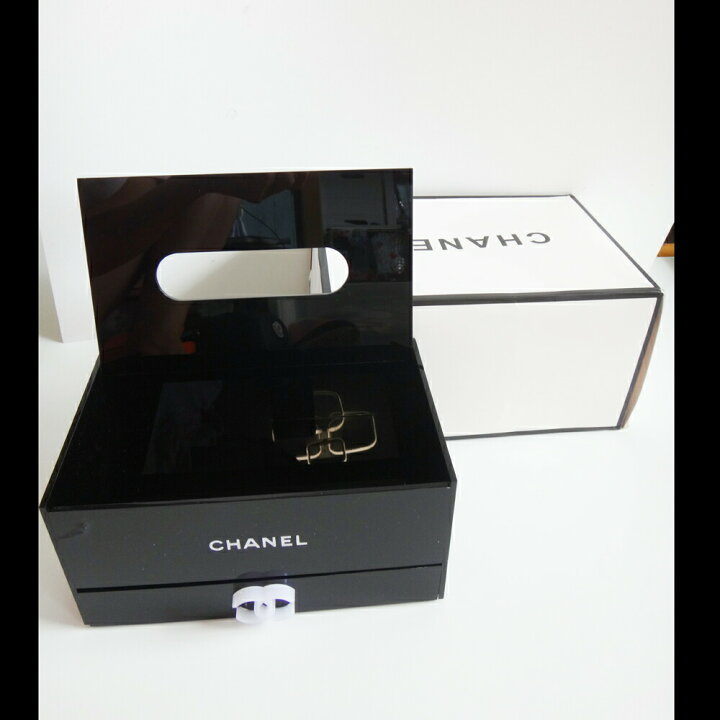 楽天市場】新品同様 CHANEL シャネル ティッシュ ケース 箱 小物入れ 