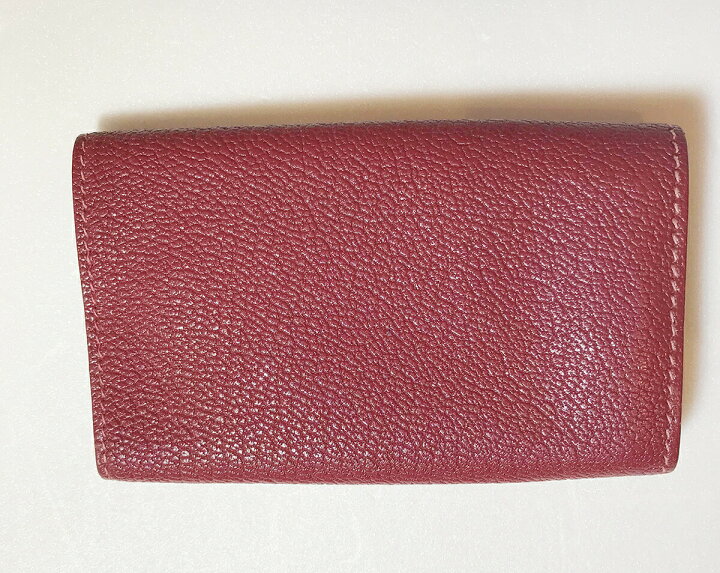 楽天市場】美品 HERMES エルメス 4連キーケース ブラウン □J 本物 