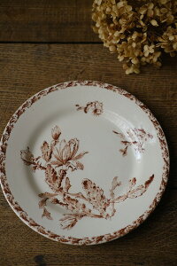 1枚の価格です。フランス アンティーク プレート 皿 H153-7