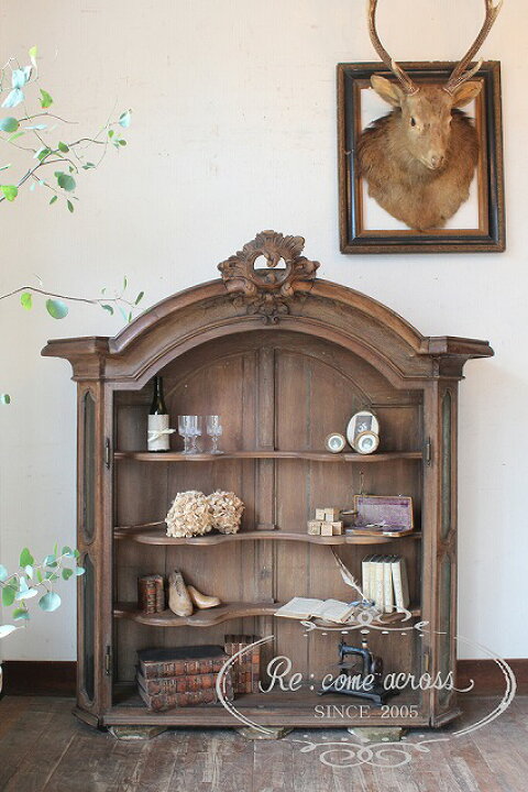 楽天市場】O264 フランスアンティーク ロココ調キャビネット・フレンチ  