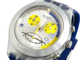 【送料無料】スウォッチ SWATCH 腕時計 IRONY DIAPHANE CHRONO SVCK4007　※北海道・九州・沖縄・離島は別途送料（1080円〜2160円）オメガ　ロレックス　オリンピック　体操　　マラソン　メンズ　シルバー　骨董品　ユニクロ　サボテン　レース　カブトムシ　ドラえもん