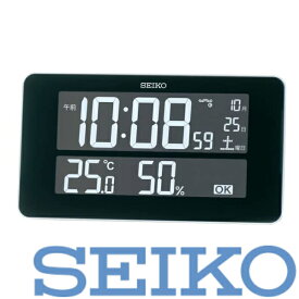 【送料無料】SEIKO CLOCK(セイコークロック) 置時計 掛け時計 電波 白 デジタル LED時計 C3MONO シースリーモノ DL217W　※北海道・九州・沖縄・離島は別途送料（1080円〜2160円） おしゃれ　デザイナー　人気　モデルルーム