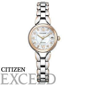 【送料無料】[シチズン]腕時計 Citizen EXCEED エクシード 腕時計 ES9474-67W レディース マルチカラー ※北海道・九州・沖縄・離島は別途送料（1080円～2160円） 母の日　卒業式 お祝い 記念品 入社式 卒業式 可愛い