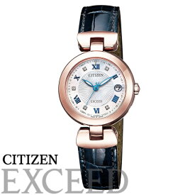 【送料無料】[シチズン]腕時計 Citizen EXCEED エクシード エコ・ドライブ Eco-Drive 電波時計 es9424-06a Titania Line Happy Flight シリーズ レディース ※北海道・九州・沖縄・離島は別途送料（1080円～2160円） 母の日　卒業式 お祝い 記念品 入社式 卒業式 可愛い