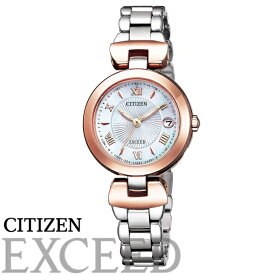 【送料無料】[シチズン]腕時計 Citizen EXCEED エクシード エコ・ドライブ Eco-Drive 電波時計 ES9425-54A Titania Line Happy Flight シリーズ レディース ※北海道・九州・沖縄・離島は別途送料（1080円～2160円） 母の日　卒業式 お祝い 記念品 入社式 卒業式 可愛い