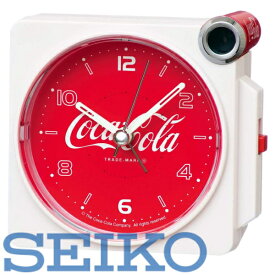 【送料無料】SEIKO CLOCK (セイコークロック) コカ・コーラ/Coca-Cola アナログ RAIDEN AC607A　※北海道・九州・沖縄・離島は別途送料（1080円〜2160円）コラボ　人気　オススメ　入学　祝い　サマー　昼寝　ヴィンテージ　コレクション　車中泊　カー用品　ペプシコーラ