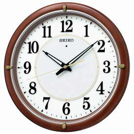 【送料無料】SEIKO CLOCK (セイコークロック) 電波自動点灯掛け時計 「ファインライトNEO」　KX240B 茶 ■送料無料※北海道・九州・沖縄・離島は別途送料（1080円〜2160円）お返し 新入園 景品 内祝い 香典返し お見舞い